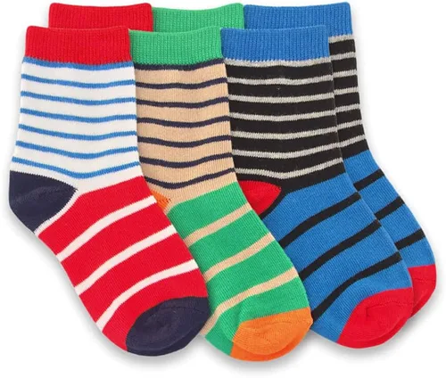 Miniatura 3 de Jefferies Socks Paquete de 12 pares de calcetines a rayas multicolor para niños