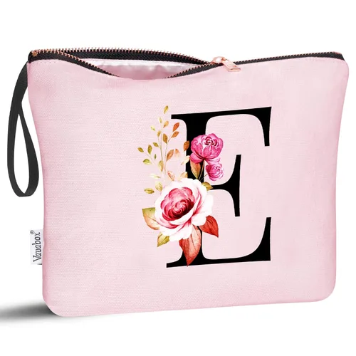 Miniatura 52 de Vavabox A-Z Bolsa de Maquillaje Personalizada, Regalos de Cumpleaños para Mujeres y Mamá, Regalos para la Mejor Amiga, Bolsa de Cosméticos