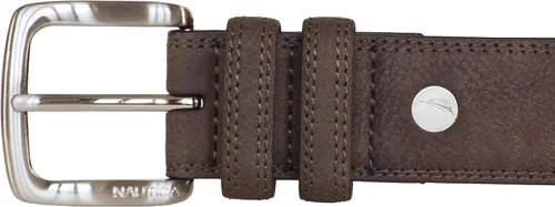 Miniatura 3 de Nautica Cinturón de cuero para hombre con hebilla de metal