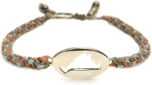 Miniatura 31 de Rumi Sumaq Pulsera de cuerda náutica para hombres, mujeres y niños - Resistente al agua, con nudo manual ajustable - Estilos de mapa de la isla