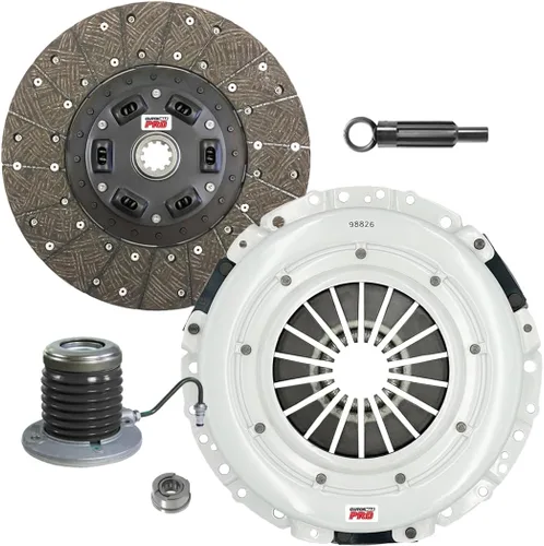 PRO Performance Stage 1 Kit de embrague con cilindro esclavo compatible con Ford Mustang GT 2005-2010; Bullitt 4.6L V8 (CP07187HDWS-ST1)