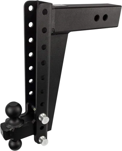 BulletProof Hitches - Enganche de remolque resistente ajustable de 3.0 pulgadas (clasificación de 22,000 libras) - Enganche de remolque de caída y