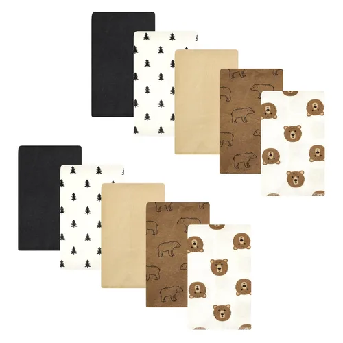 Miniatura 17 de Hudson Baby - Paños unisex de franela de algodón para bebé, bosque, talla única