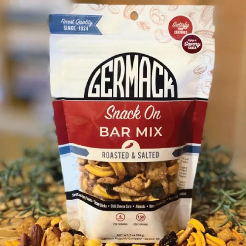 Miniatura 4 de Germack Pistachio Company Detroit, consigue tu merienda en la mezcla de bar dulce y picante para fiestas, bolsa de 7 onzas, juego de 2