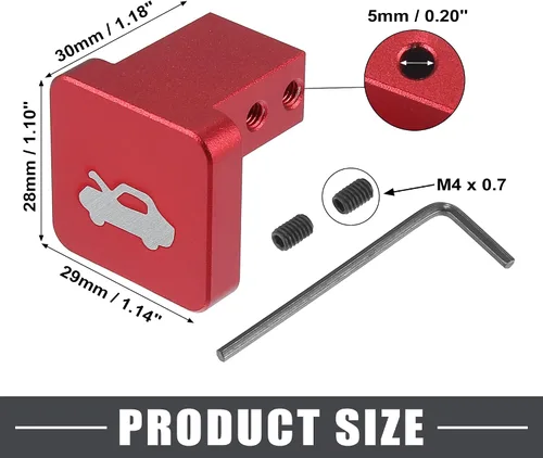 Miniatura 4 de Kit de reparación para manija de liberación del pestillo del cofre A ABSOPRO para Honda Civic 1996-2011 para Honda CR-V 1997-2006 para Honda Element