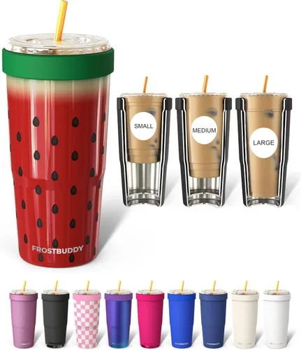 Miniatura 55 de Frost Buddy Togo Buddy 30oz Stainless Steel Vacuum Insulated Tumbler To Go Coffee Cup – Iced Coffee Sleeve, Travel Mug, Thermal Cup for Hot & Cold