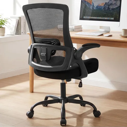 Miniatura 13 de NEO CHAIR Silla de oficina con respaldo alto, silla de malla, cómodo asiento de computadora para juegos con reposacabezas ergonómico ajustable, 2.
