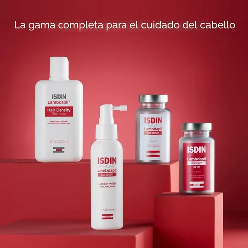 Miniatura 8 de ISDIN Lambdapil Hair Density Capsules: Cápsulas de vitaminas engrosantes del cabello para adelgazar el cabello