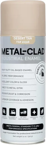 Miniatura 17 de Aerosol de galvanizado en frío de alto brillo de Paints For Industry - Pintura en aerosol de esmalte industrial para acero y metal - Caja de 12