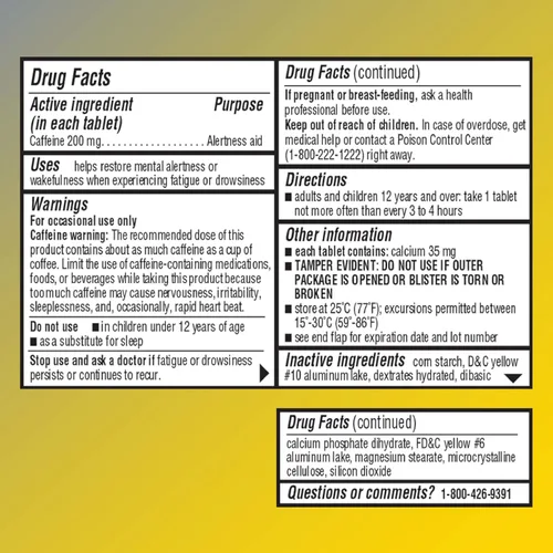 Miniatura 2 de Quality Choice Tableta de cafeína Stay Awake