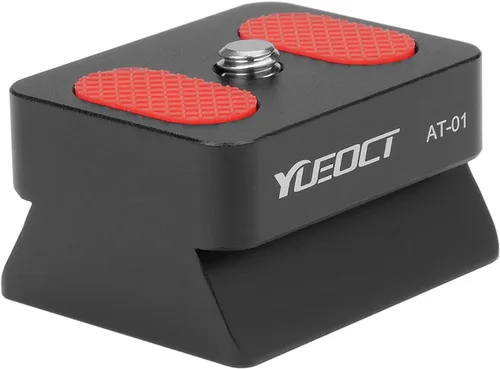 Cámara de vídeo DSLR adaptador de metal montaje con tornillo de montaje de 1/4 "para telescopio óptico, buscador, alcance, base de cola de milano,