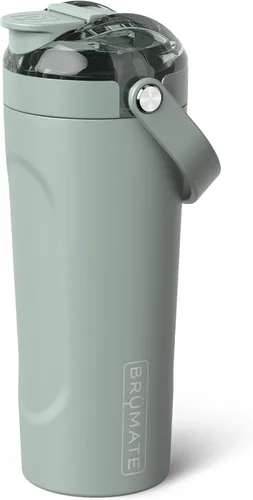 Miniatura 14 de BrüMate MultiShaker Botella Mezcladora Agitadora 100% A Prueba de Fugas Aislada de Acero Inoxidable Botella Agitadora de Proteínas y Pre Azul