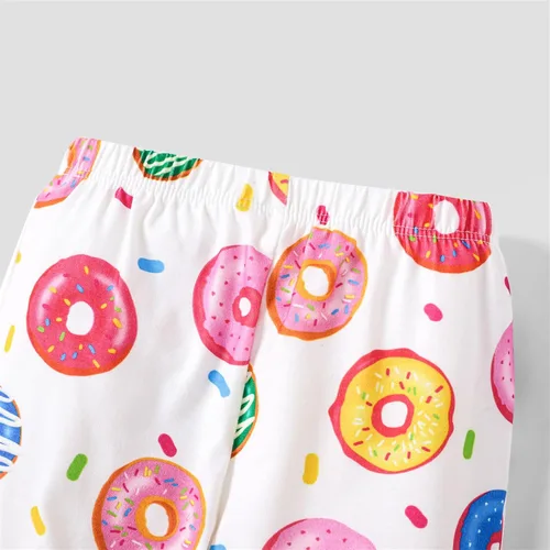 Miniatura 4 de PATPAT Conjunto de pijama de manga larga con estampado geométrico básico para bebé