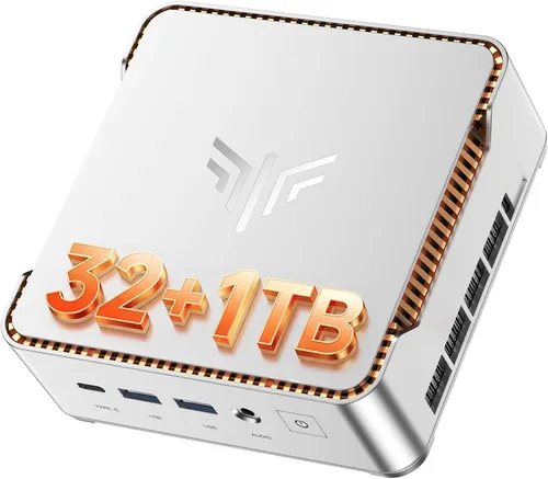 Miniatura 10 de KAMRUI Hyper H2 Mini Gaming PC, in-tel Core i7-14650HX (Beat 14450, hasta 5.2GHz) 32GB RAM 1TB SSD Mini computadoras de escritorio, triple pantalla
