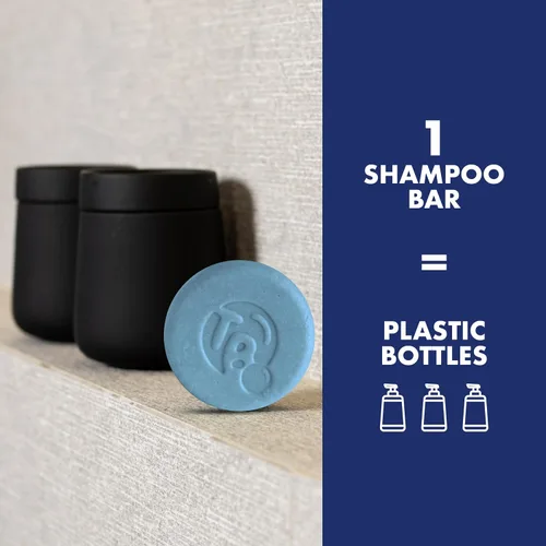 Miniatura 6 de Tree Bottle Barra de champú 3 en 1 de aceite de argán + extracto de bambú para hombres, para cabello, barba y cuerpo, limpieza profunda, nutrición