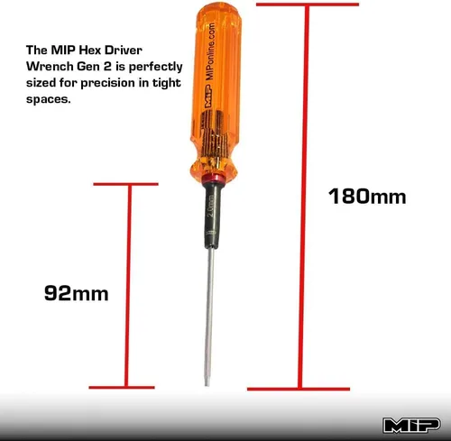 Miniatura 7 de MIP 9602 Juego de destornilladores hexagonales RC de 3 piezas (1.5mm, 2.0mm, 2.5mm) – Llaves Allen hexagonales de precisión para coches RC, drones