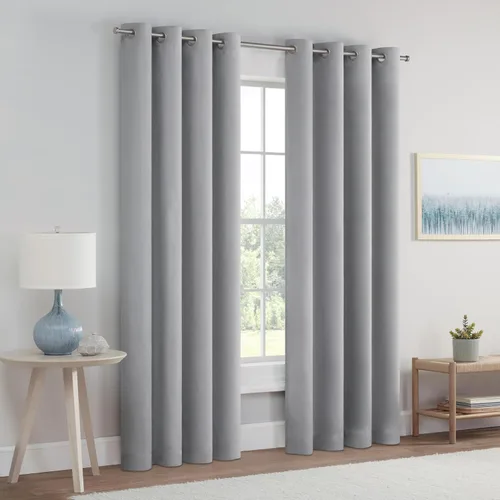 Miniatura 5 de Eclipse Dutchess - Cortinas 100% opacas con ojales, cortinas de ventana con aislamiento térmico para sala de estar, dormitorio o sala de prensa