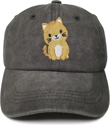 Miniatura 33 de Gorras de béisbol bordadas con animales para niño y niña