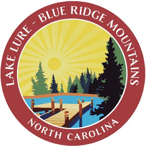 Miniatura 4 de Lake Dock - Lago Lure, Blue Ridge Mountains - Carolina del Norte 3.5 pulgadas ventana coche camión calcomanía vacaciones aventura tema novedad Vino