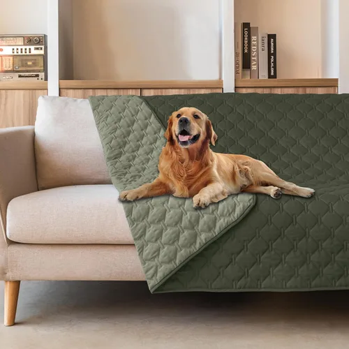 Miniatura 86 de gogobunny Manta 100% Impermeable de Doble Cara para Perros, Cubierta Suave para Cama de Mascotas, Reversible, Protege Muebles, Sillón, Sofá, Coche