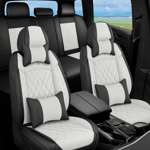 Miniatura 9 de Fundas de Asientos Compatibles con Toyota Corolla 2015-2026 Funda de Asiento de Automóvil de Cuero, Elegante Impermeable Transpirable Fácil