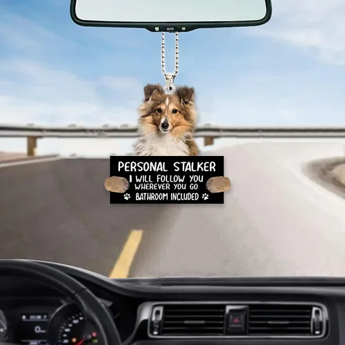 Miniatura 34 de Alaskan Malamute - Adorno colgante de coche para acechar personalmente, adorno de acrílico con nombre personalizado para perro, adorno de Navidad