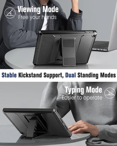 Miniatura 5 de MoKo Funda Compatible con iPad 9.7 de 2018/2017 6ª/5ª Generación - [Resistente] Funda Híbrida Protectora de Cuerpo Completo a Prueba de Golpes