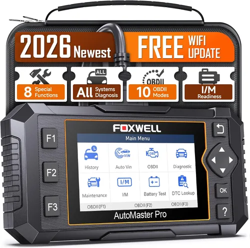 Escáner FOXWELL NT624 Elite OBD2 2026 actualizado desde NT614Elite y NT604Elite, herramienta de escaneo OBD2 para todo el sistema, 8 funciones de