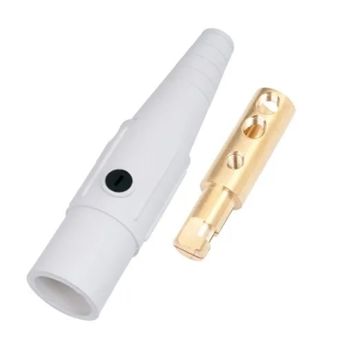 Miniatura 6 de Marinco CLS20FB-A CLS tipo Cam, serie 16 en línea, conector de un solo pin, 400 amperios, 600 voltios, #2-2/0 AWG, hembra - negro (A)