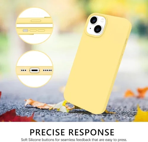 Miniatura 414 de GUAGUA Funda compatible con iPhone 17 Pro Max de 6.9 pulgadas, silicona líquida, goma de gel suave, delgada, forro de microfibra delgada