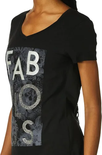 Miniatura 3 de Hanes - Camiseta de manga corta con cuello en V para mujer