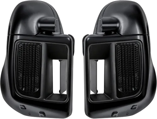 Miniatura 11 de HR3 Carenados inferiores ventilados de color negro vívido a juego compatibles con Harley Ultra Limited, Road Glide, Electra Glide, Tri Glide 2014