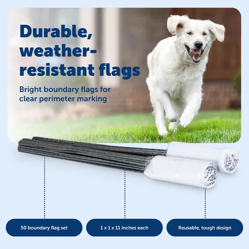 Miniatura 6 de PetSafe Banderas de límite (paquete de 50), para uso con cercas de tierra para perros y gatos de PetSafe y cercas inalámbricas – De la empresa