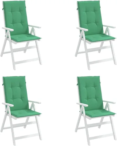 Miniatura 25 de Cojines para silla de jardín con respaldo alto, 2 piezas, color antracita, 47.2 x 19.7 x 1.2 pulgadas, cojines de tela para sillas de comedor