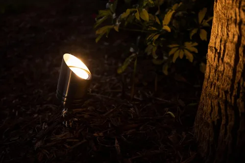 Miniatura 6 de VOLT Pack de 20 focos LED Fat Boy de acero inoxidable de 12 V para iluminación de paisaje de bajo voltaje para patio, césped, jardín, árboles y casa