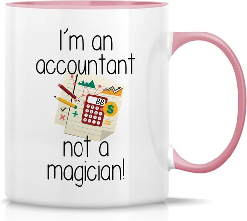 Miniatura 13 de Retreez Taza divertida – I'm an Accountant Not a Magician! Tazas de café de cerámica de 11 onzas – Divertido, sarcasmo, sarcástico, motivacional