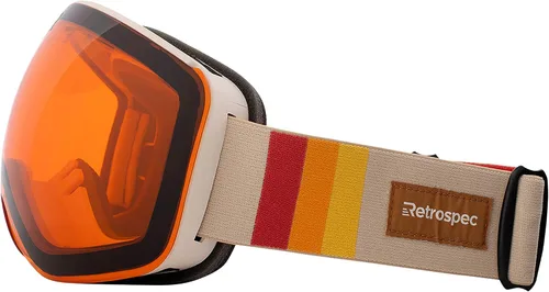 Miniatura 2 de Retrospec G2 - Gafas de esquí y snowboard para hombres y mujeres, con bloqueo magnético 100% UV, lentes antiarañazos y antivaho para protección