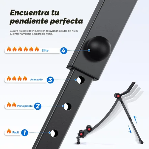 Miniatura 5 de MERACH Ab Machine, Adjustable Dual Track Ab Trainer Machine, Ab Workout Equipment for Home Gym, Ergonomic Arc Track for Better Abs, Foldable Workout