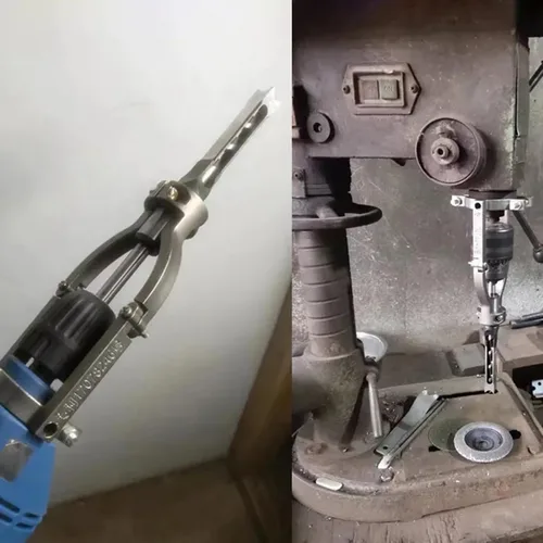 Miniatura 3 de Adaptador de broca de agujero cuadrado, soporte de adaptador de brocas de agujero cuadrado para carpintería, adaptador de broca de agujero cuadrado