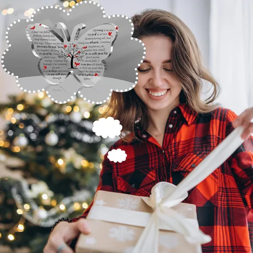 Miniatura 4 de Karenhi Regalos de Navidad cardenales rojos de 6 x 4 pulgadas, regalo conmemorativo de duelo por pérdida de un ser querido, decoraciones de Papá
