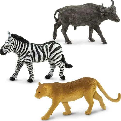 Miniatura 5 de Safari Ltd. Animales sudafricanos TOOB - 9 figuras de elefante, león, jirafa y más - Juego de juguetes educativos para niños, niñas y niños a partir