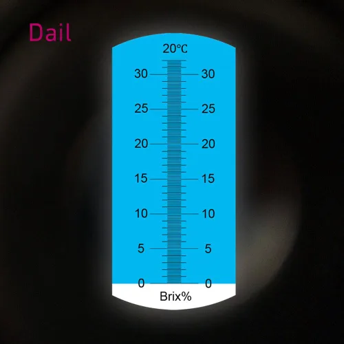 Miniatura 7 de Refractómetro Brix con ATC, Brix 0-32, hidrómetro en la elaboración de vino, kit de elaboración casera (0~32%)