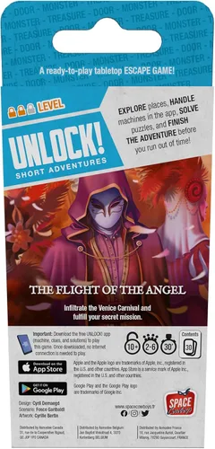 Miniatura 2 de Short Adventures 3: The Flight of The Angel - Juego de cartas inmersivo para niños y adultos, a partir de 10 años, 1 a 6 jugadores, 30 minutos