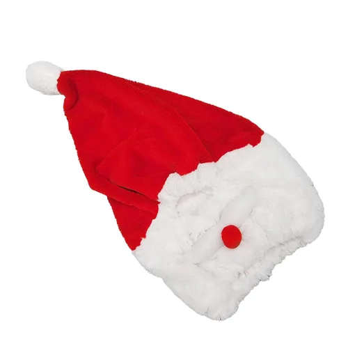 Miniatura 4 de Ymiko Cubierta de casco de motocicleta de Papá Noel de Navidad suave para montar al aire libre