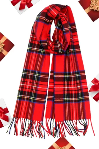 Miniatura 11 de Bufanda de invierno Achillea suave y cálida, de tartán, a cuadros, de cachemira, unisex