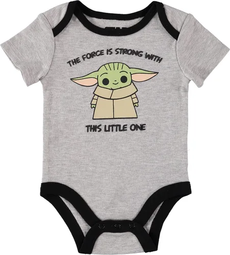 Miniatura 2 de Star Wars The Mandalorian Baby Boys - Conjunto de ropa para bebé, pantalones y sombrero, ropa para bebé niño