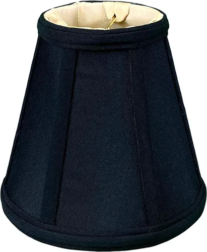 Miniatura 47 de Royal Designs, Inc. BS-707FC-6AGL Deep Empire Basic - Pantalla para lámpara con clip de llama, 3.5 x 6 x 5.75 pulgadas, color dorado antiguo