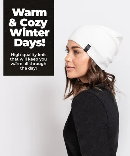 Miniatura 6 de Gorro cálido y holgado Gorro diario deliciosamente suave en cuchillo fino