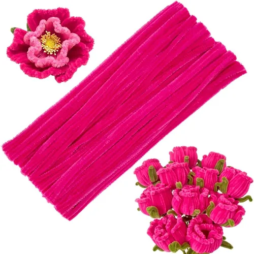 Miniatura 19 de 100 Piezas Limpiapipas Morados, Limpiapipas para Manualidades DIY Artes y Artesanías Decoraciones, Tallos de Chenilla (Morado)