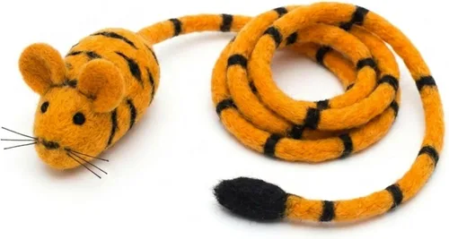 Miniatura 30 de Glaciart One Mini juguete de fieltro para gatos, tamaño de gatito y gato pequeño, juguete de lana natural, juguete interactivo suave y mullido